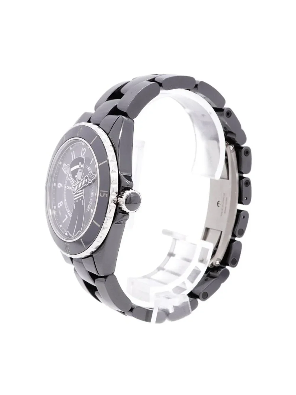 Chanel Mademoiselle la Pausa Black Dial Watch